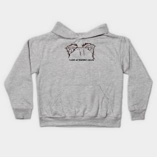 Border Collie Love Kids Hoodie